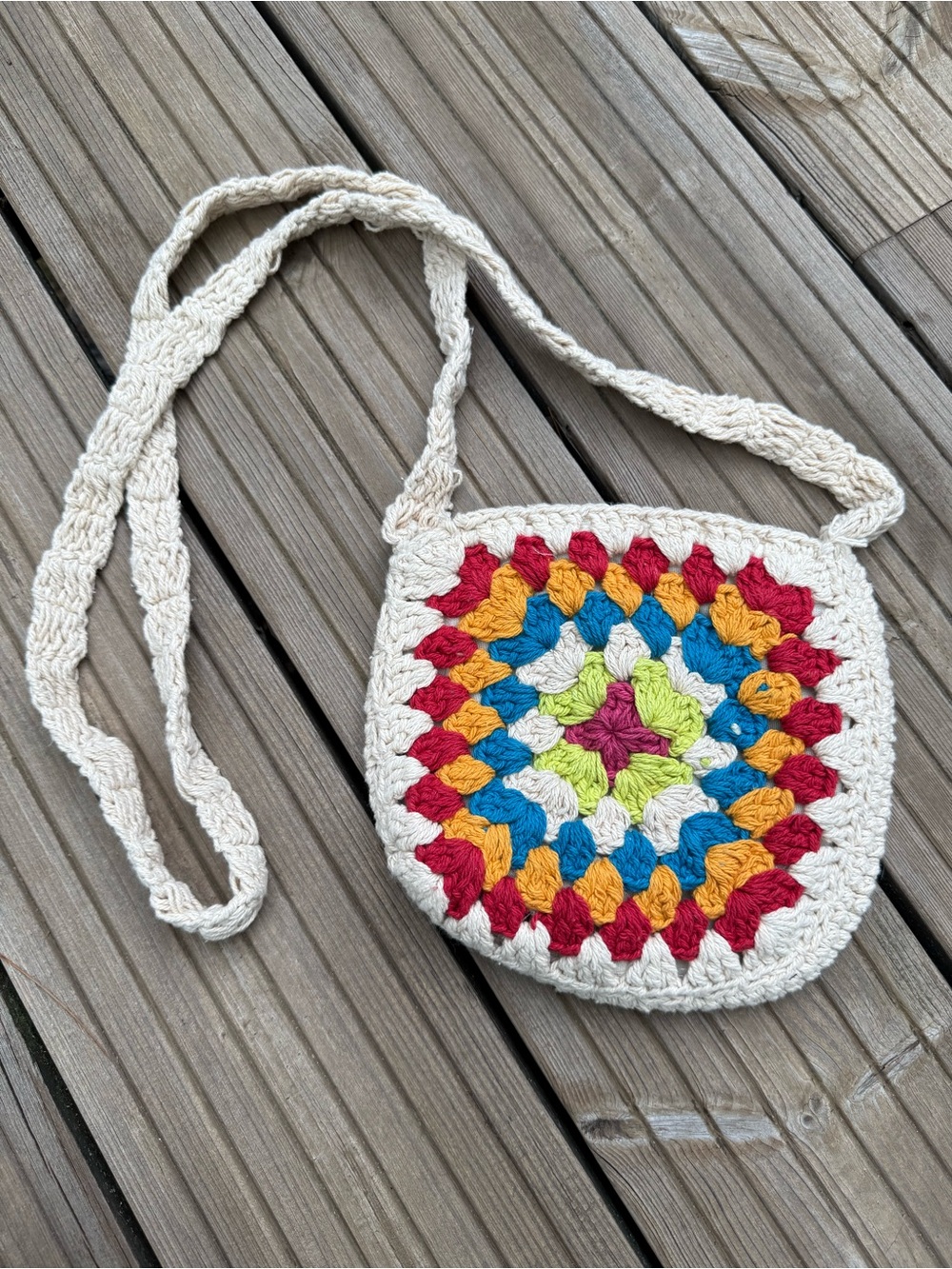 Crochet Crossbody Bag